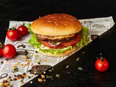 Шеф-БониБургер с телятиной