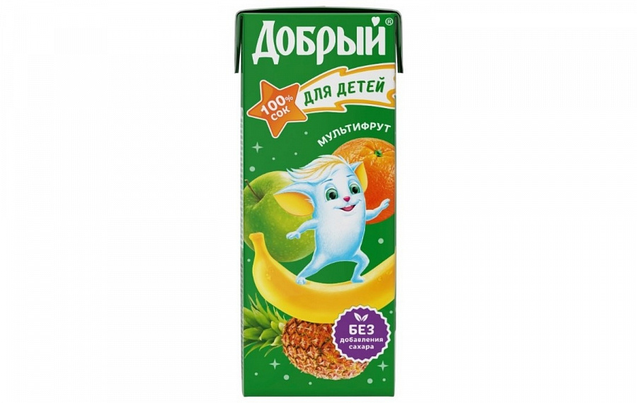 Сок Добрый Мультифрукт 0,2
