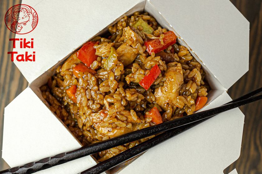 Рис с куриной грудкой