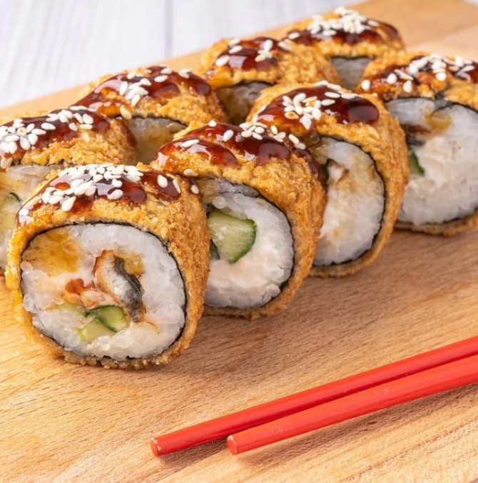 Темпура унаги