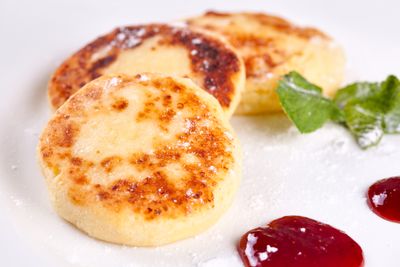 Сырники с джемом