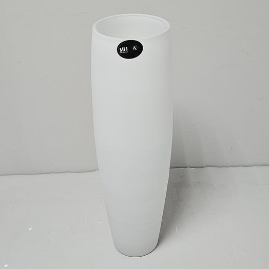 Стильная ваза из матового стекла