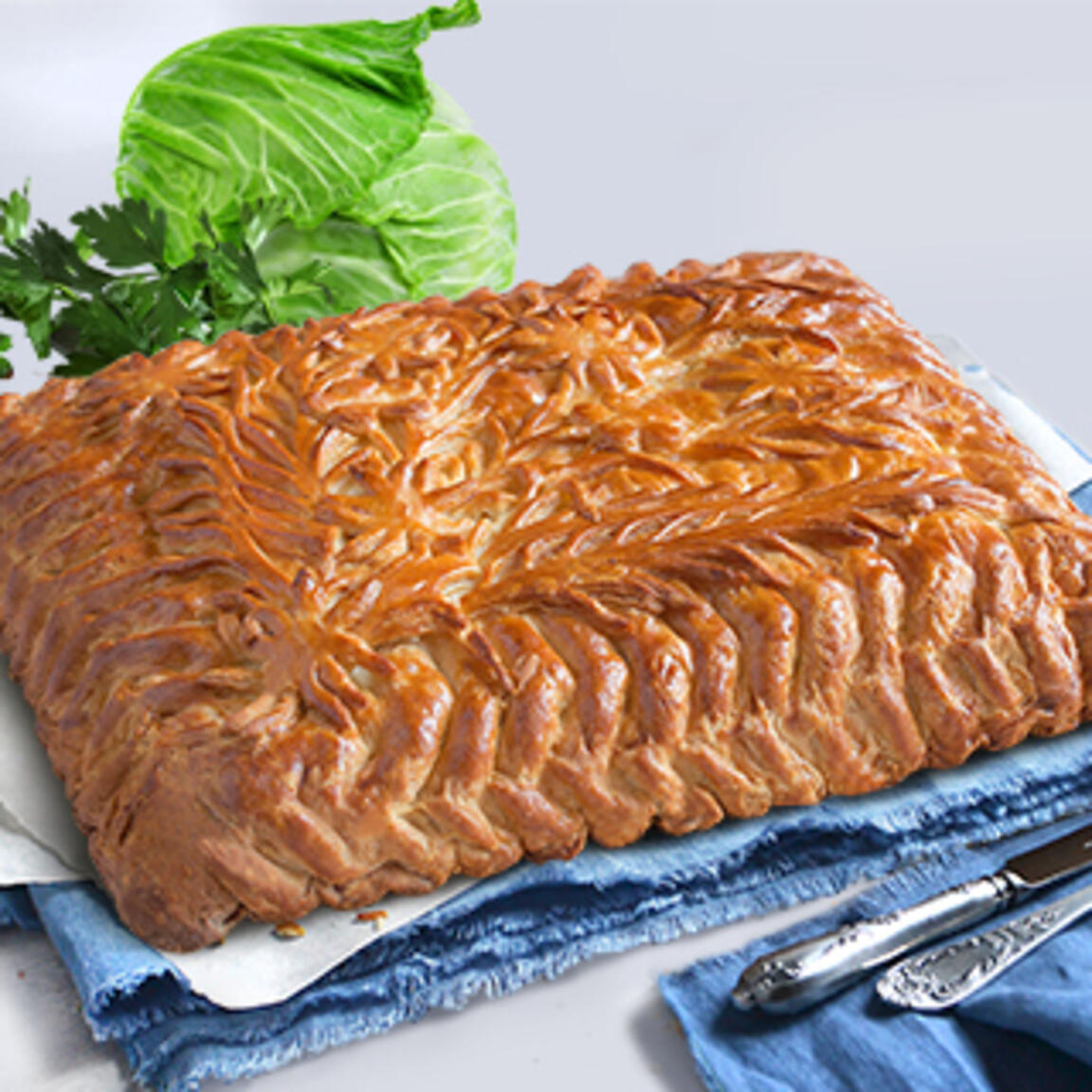 Пирог с капустой 1кг