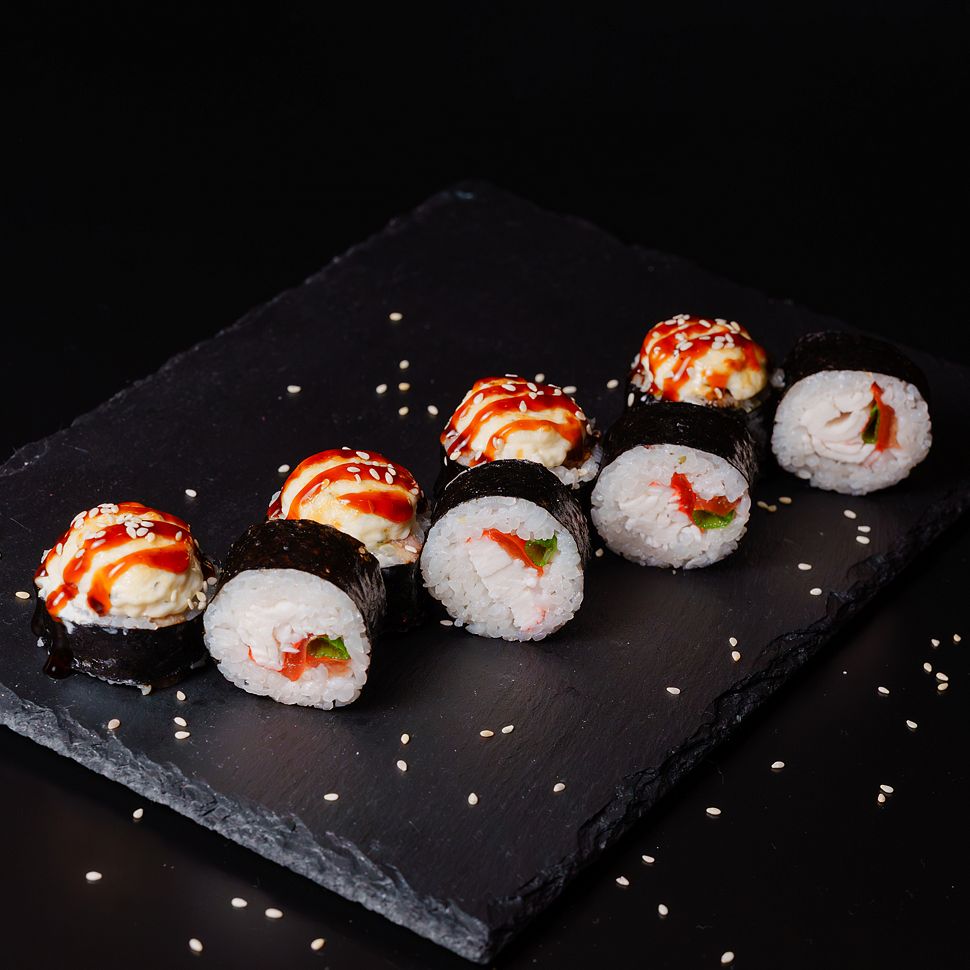 Крабс ролл запеченный