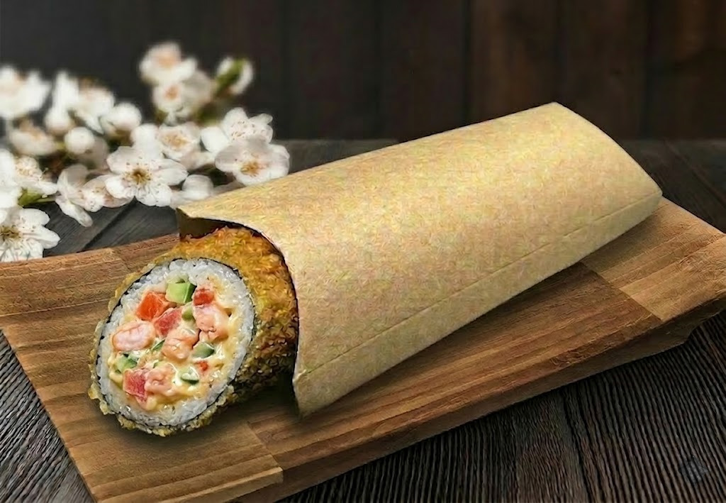 Шаверма в темпуре с креветкой спайс соус