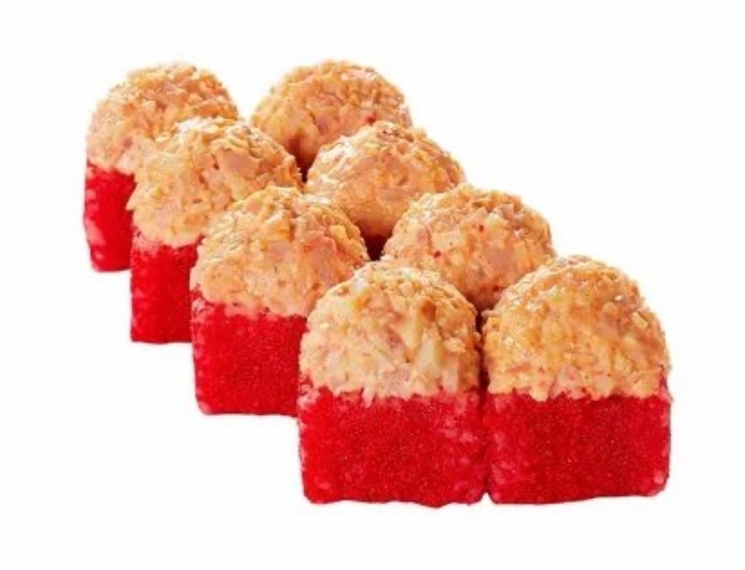 Запеченный с крабом (8шт)