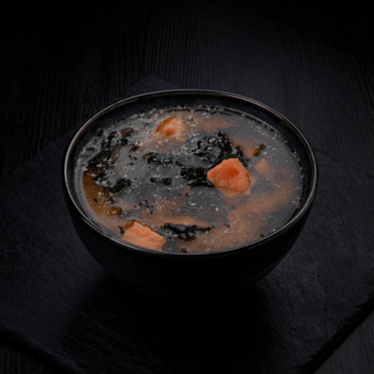 Мисо-суп с лососем