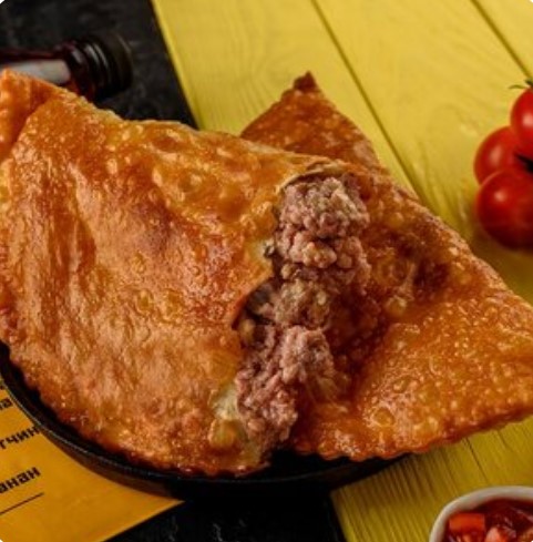 Чебурек с говядиной и свининой