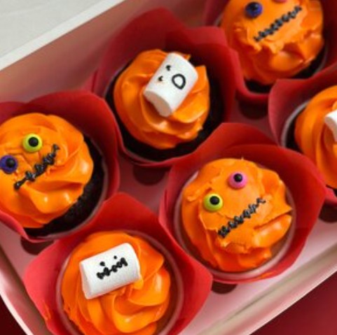 6 капкейков Хеллуин