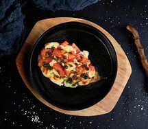 Баклажан с сыром
