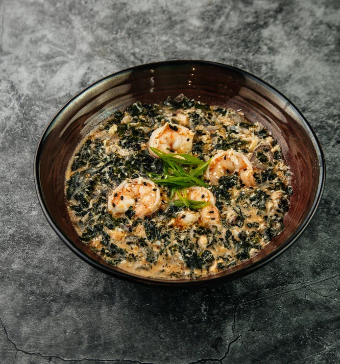 Ким Чи с креветкой
