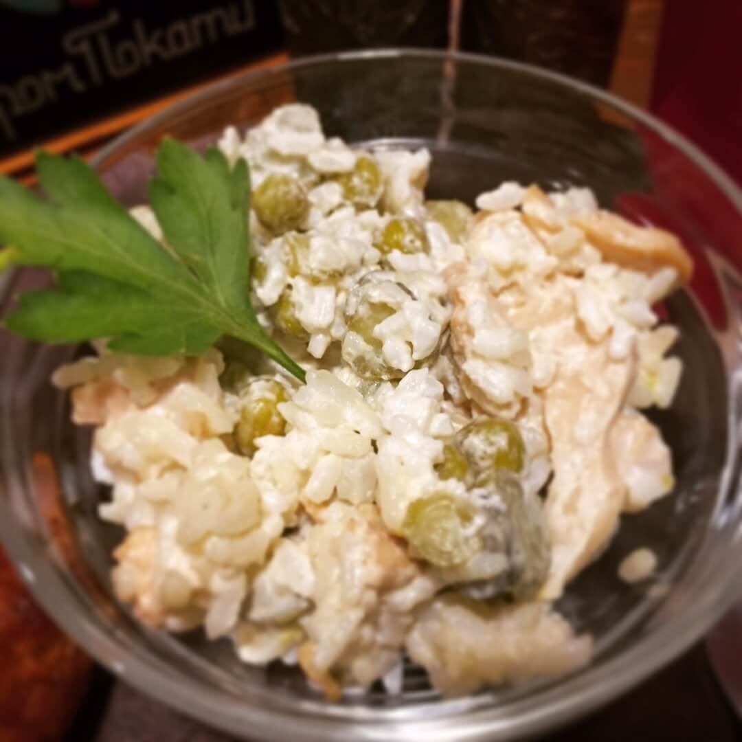 Салат из Курицы по - Деревенски