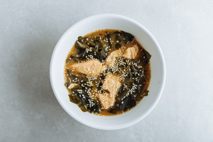 Мисо-суп с Лососем 