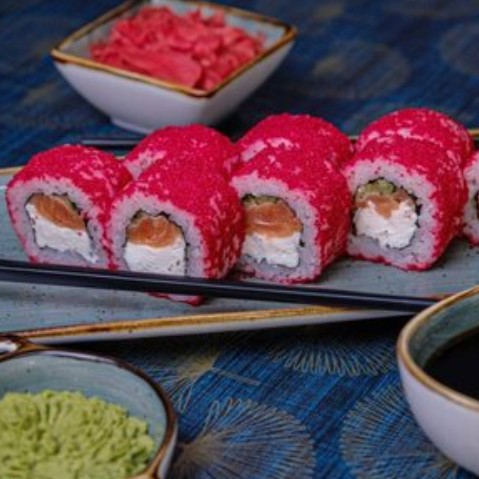 Копченый лосось по-калифорнийски