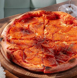 Расколбасная пепперони пицца