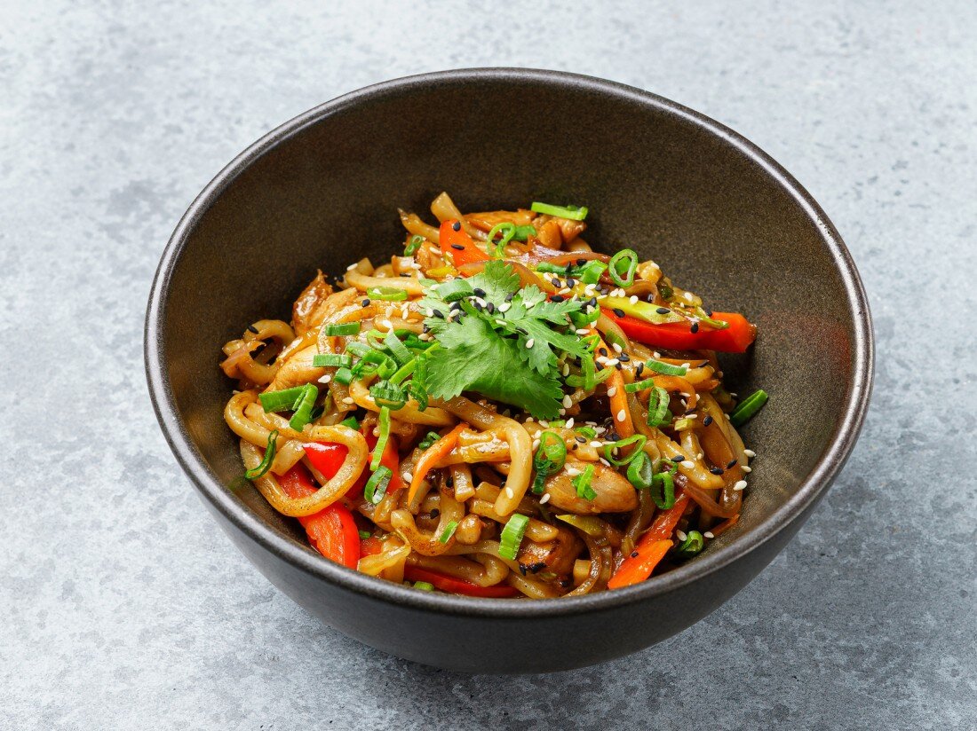 Wok удон с цыпленком 320гр.