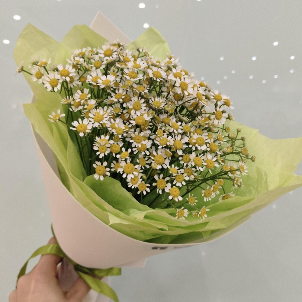 Букет "Ромашки" из танацетума