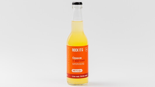 Напиток б/а среднегазированный "Оранж + магний", кафе