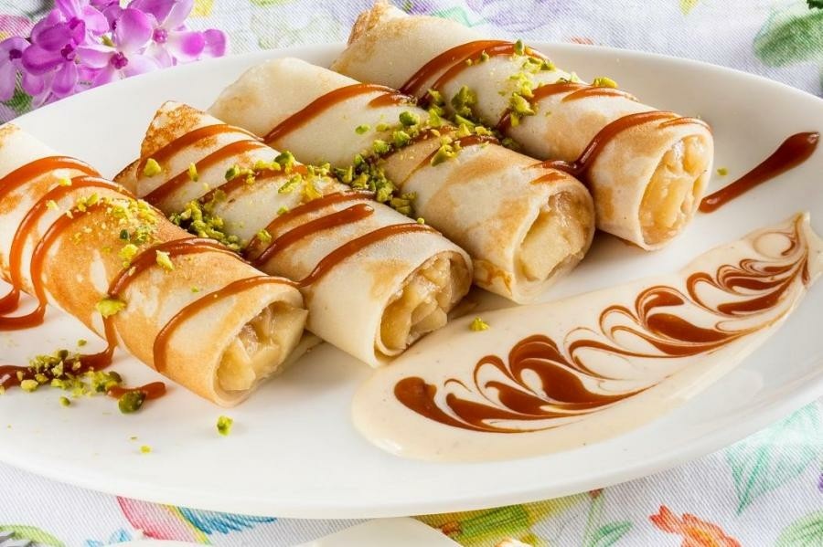 Блины: с мягкой карамелью