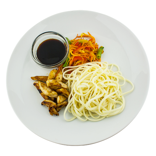 Пшеничная лапша с курицей