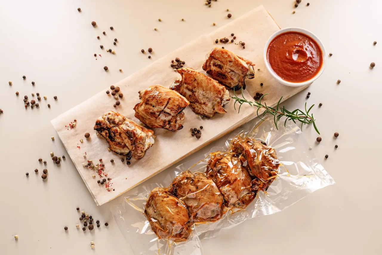 Шашлык из куриных бёдер (в вакууме)