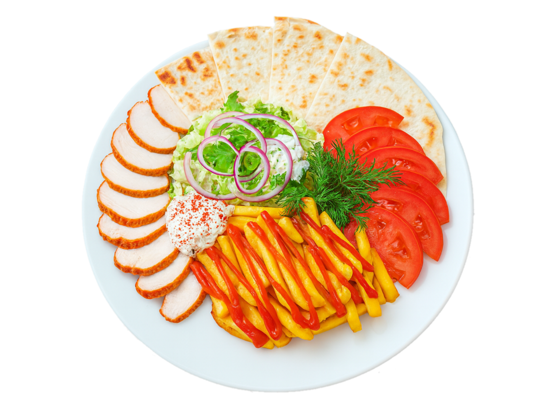 Гиро с курицей Мирида