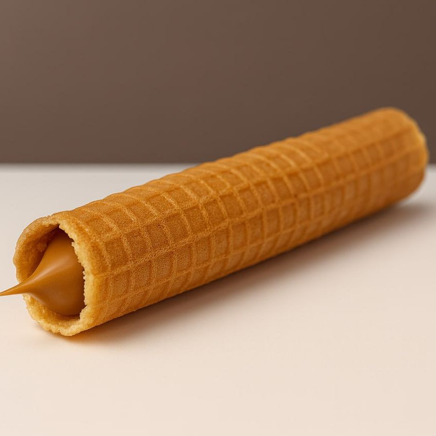 Трубочка с вареной сгущенкой