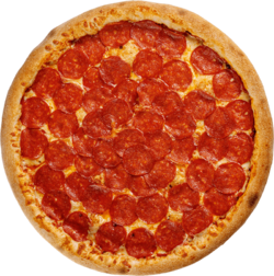 Пицца 36 см Двойная пепперони (тонкое)