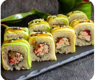 Ролл Грин краб унаги