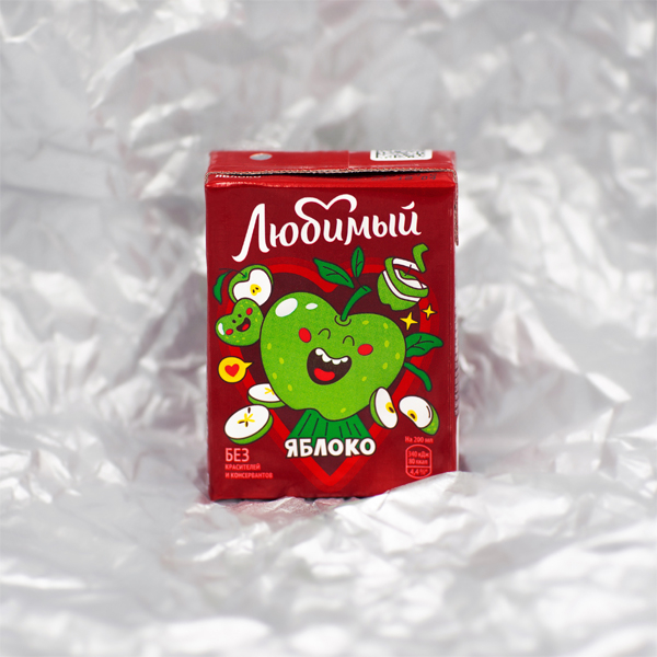 Сок Любимый яблоко
