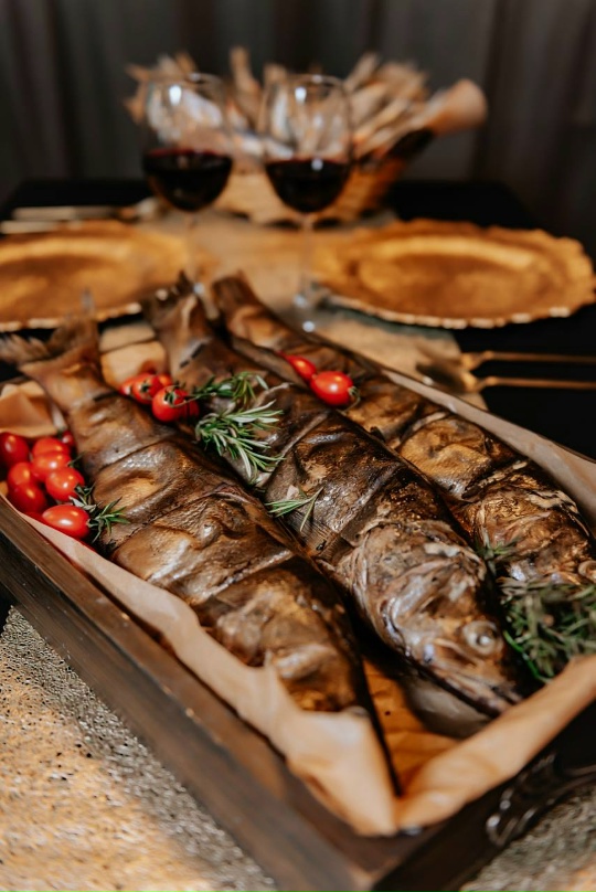 Судак горячего копчения