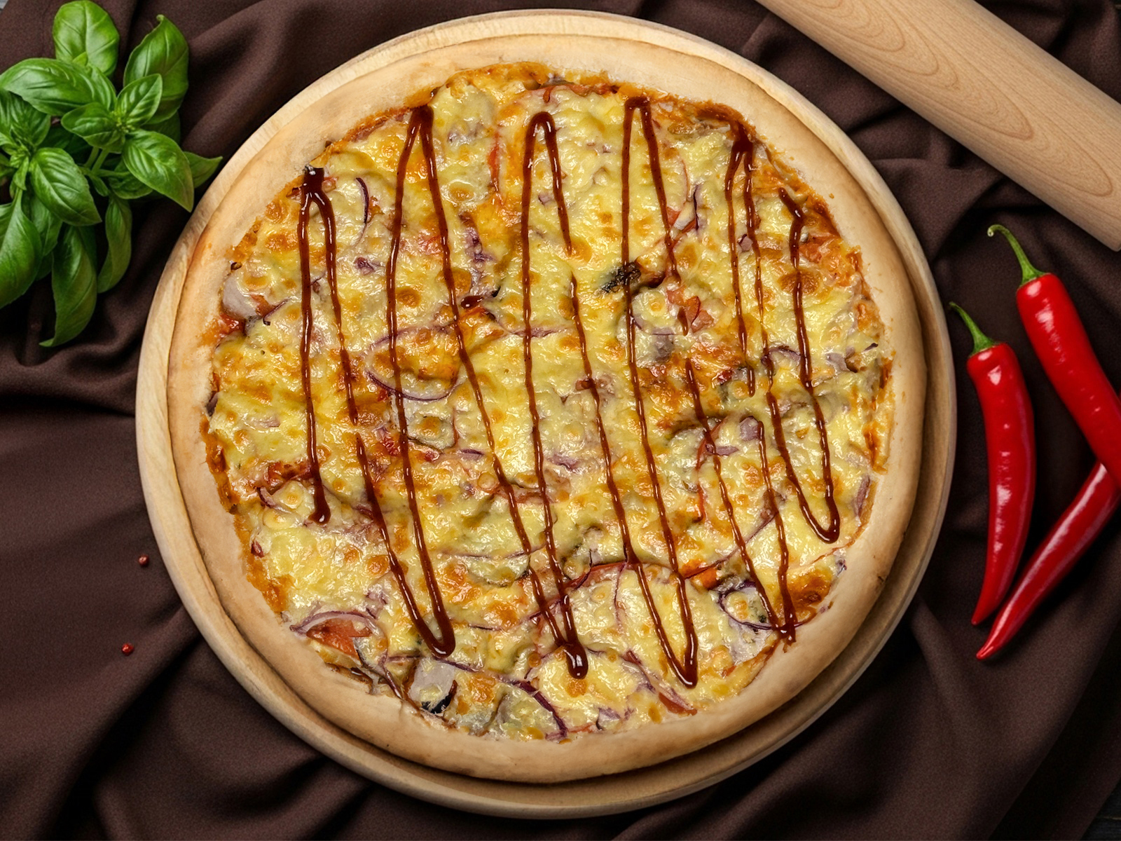 Пицца Шашлычная 42см