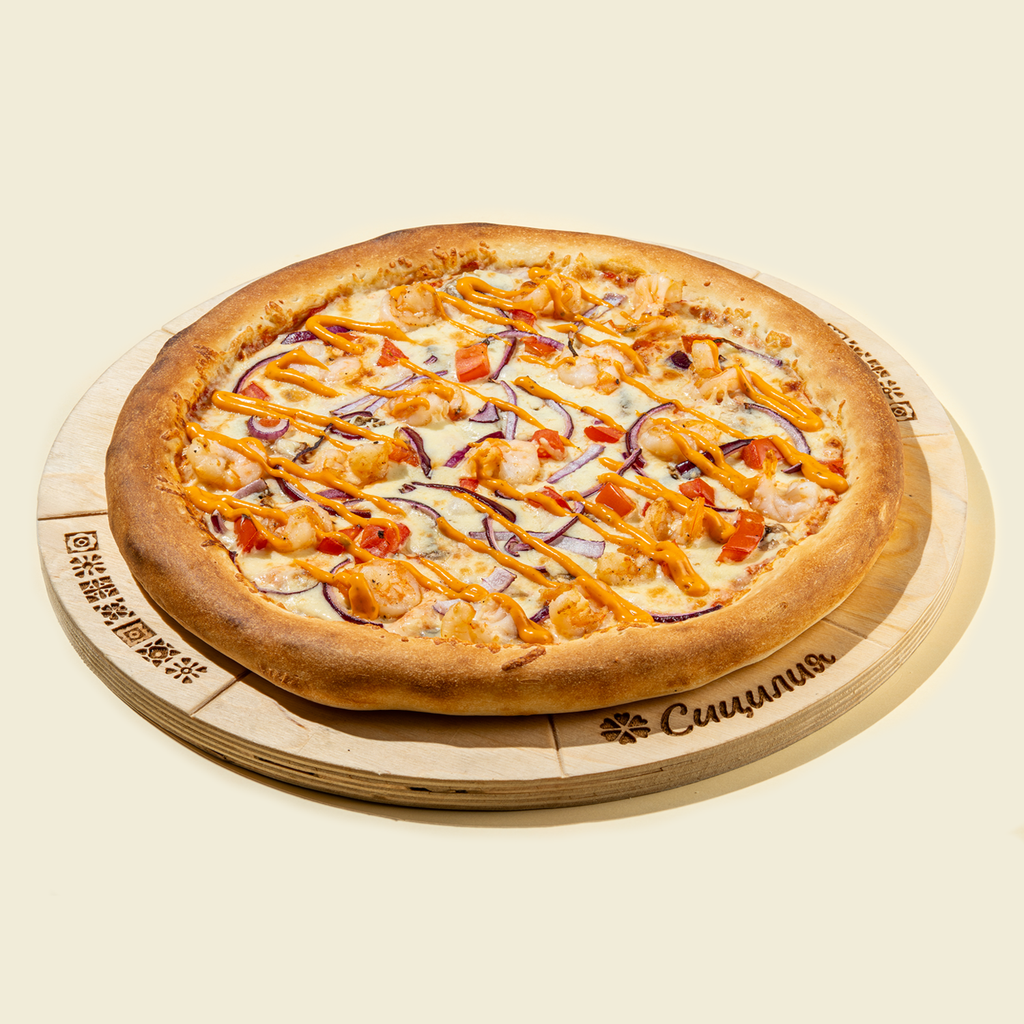 22 см Пицца Креветка Том Ям