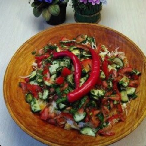 Курутоб с овощами
