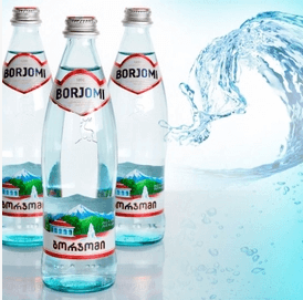 Вода минеральная Borjomi газированная