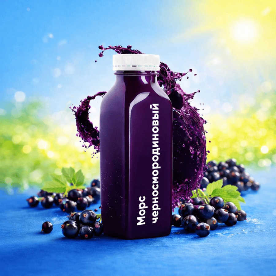 Морс чёрносмородиновый