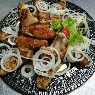 Куриные крылышки на мангале