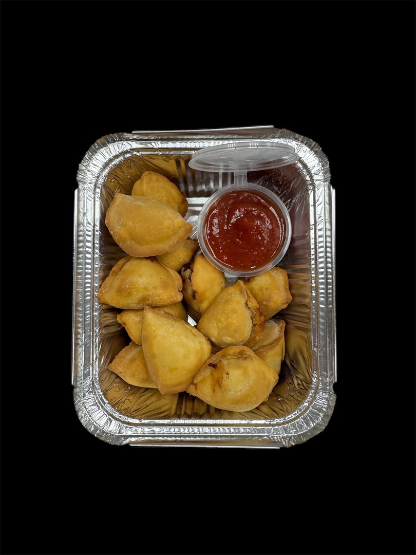 Пельмени жареные