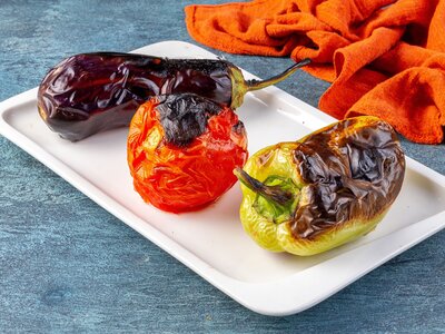 Овощи на углях