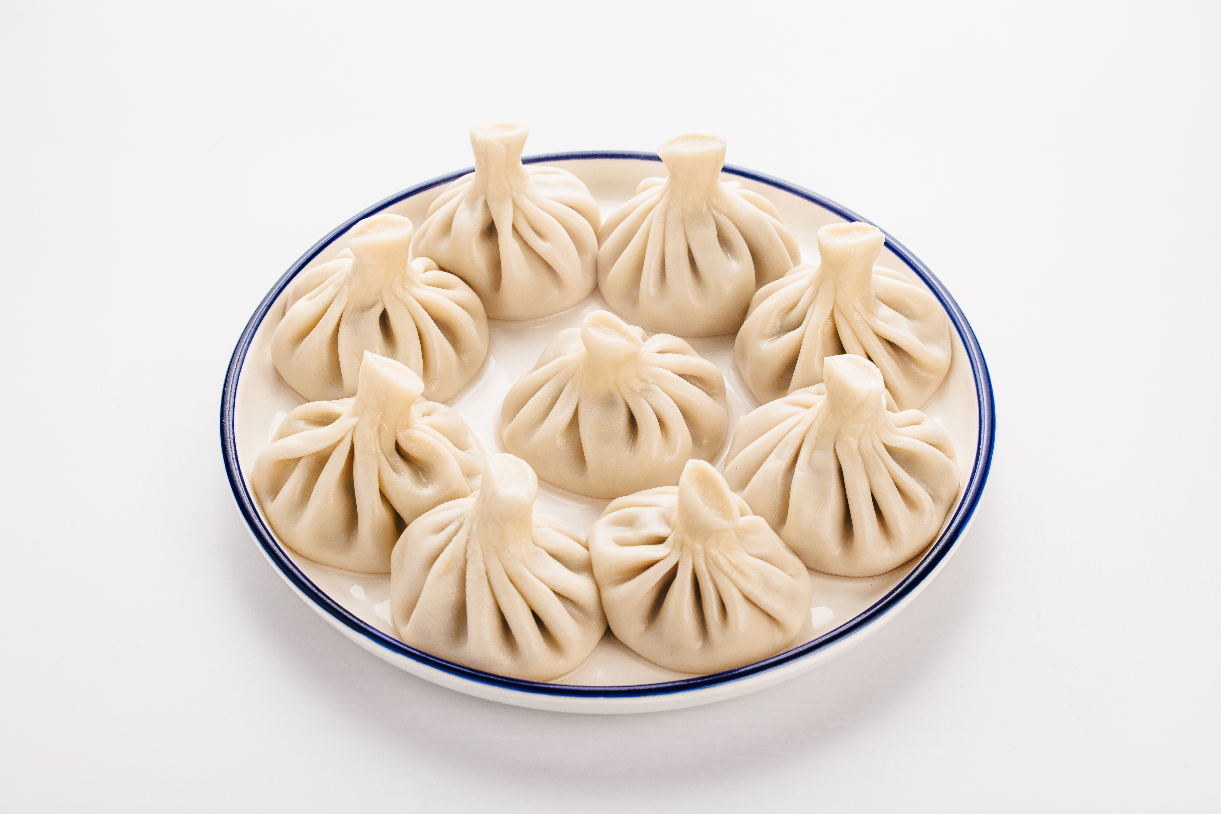 Хинкали с цыплёнком и сыром