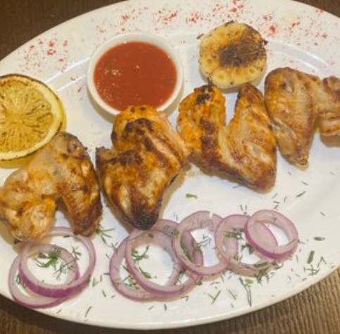 Шашлык из куриных крылышек