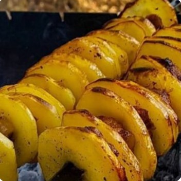 Картофель на углях