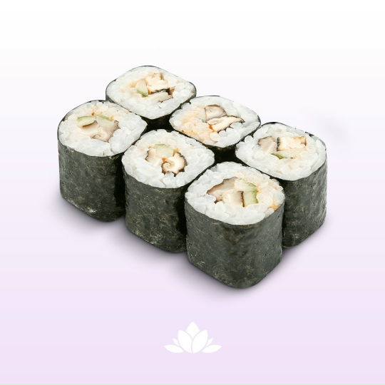 Маки ролл грибы шиитаки