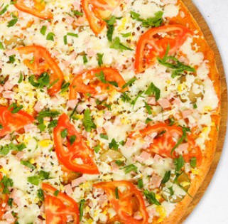 Пицца По-домашнему 33 см на тонком тесте