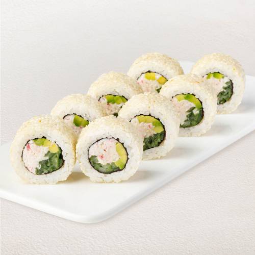 Ролл Калифорния в кунжуте