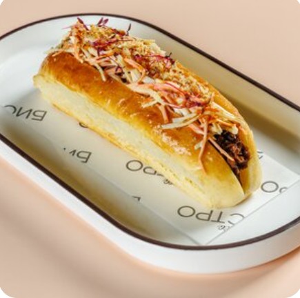 Хот-Дог с томленой говядиной