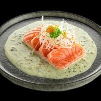 Сашими из опаленного лосося 180г