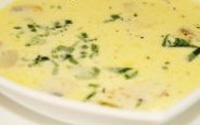 Сливочный с курицей и грибами