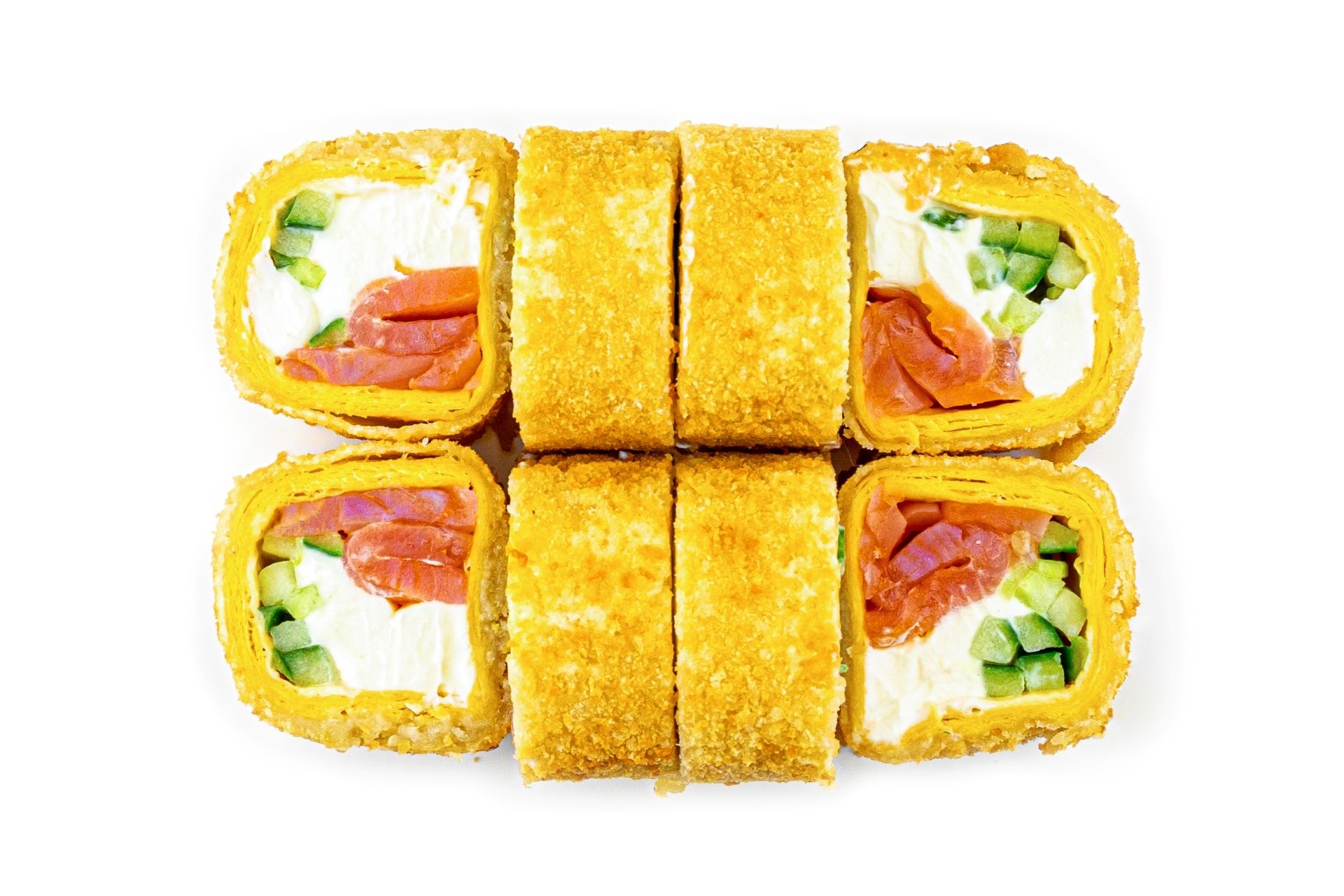 Тортилья темпура с лососем