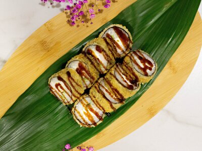 Жареный с курицей